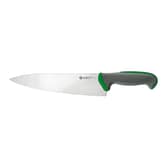 Ambrogio Sanelli TC49020G Tecna chef knife 20cm, NITRO-B stainless steel blade, green SEBS handle, ergonomic anti-slip design, made in Italy, Australia