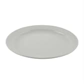 Olympia S754 Athena Narrow Rimmed Plates 10-inch White Porcelain Pack of 36