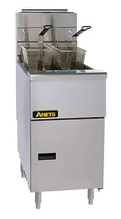 Anets FDAGG114R Goldenfry Gas Tube Fryer with Filter Drawer System
