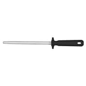 Ambrogio Sanelli SY01030B sharpening steel 30cm, chrome-plated rod, ergonomic SEBS black handle, made in Germany, professional knife sharpener, Australia