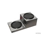2NDs MHP-220 Double Stepped Heating Plate with 200W power, ideal for café and coffee decanter warming