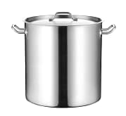 Kitchen Knock 003325 – 169L Induction Stainless Steel Stock Pot Ø600mm