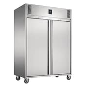 Polar UA003-A U-Series premium upright fridge, 1170L stainless steel, double door, GN compatible – Australia