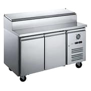 FED-X XSS8C15S2V Stainless Steel Sandwich Counter with 390L Capacity – Ideal for Cafés & Restaurants