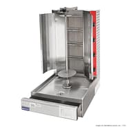 GasMax KB-4LPG Semi-Automatic 4 Burner LPG Kebab Machine, 45kg, Stainless Steel