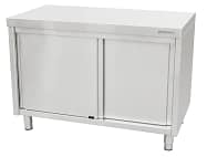 Kitchen Knock 424531 Stainless Steel Sliding Door Cabinet – 1200x700x900mm, HACCP Approved