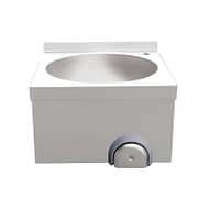 Kitchen Knock 631193 knee operated compact wall-mounted hand basin