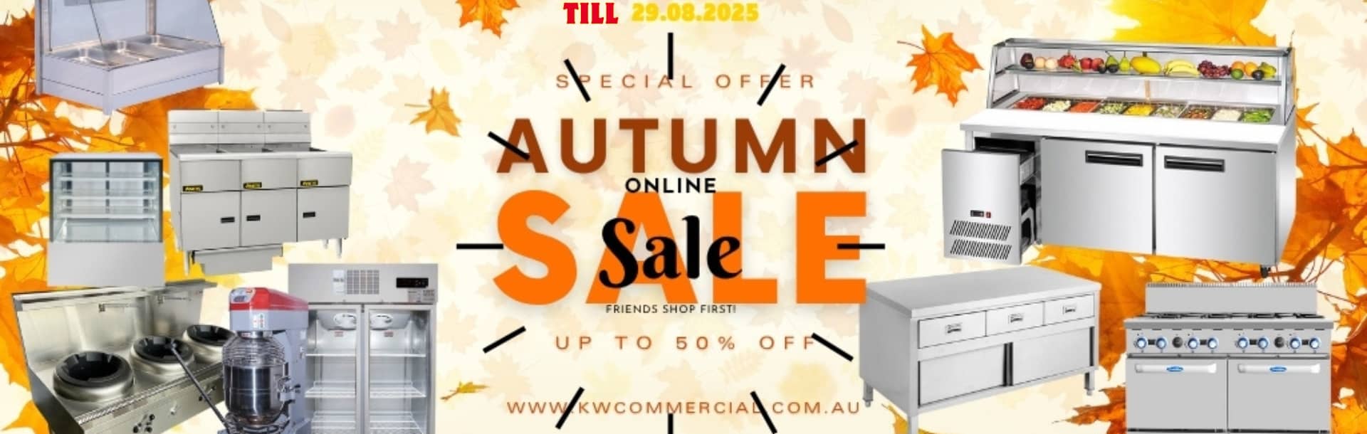 Autumn Online Sale Commercial Kitchen Equipment – Up to 50% Off till 29 Aug 2025