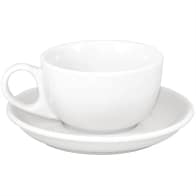 Olympia S448 Athena 8oz white porcelain coffee cups and saucers – 48 pack – Australia