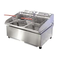 Woodson Twin Pan Countertop Fryer W.FRT50 – Double Fryer