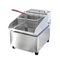 Woodson W.FRS80 - 8L Single Pan Fryer - Stainless Steel, Australian-Made