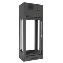 Fagor FWC-2301-1WB wall-mounted single zone wine cellar with black glass door