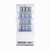 alt="Bromic CT0080G4W-NR - 78L White Countertop Display Fridge"