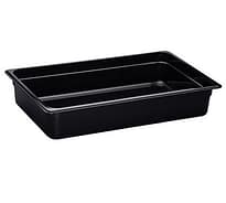 Kitchen Knock Polycarbonate Black Gastronorm Pan 1/1 GN with 200mm Depth