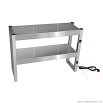 Benchstar FW4L-092 commercial food warmer with 4 infrared lamps, 900×300×650 mm stainless steel – front view, Australia