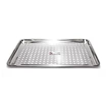 Stainless steel perforated steaming pan with 400x600mm size