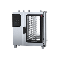 Convotherm CXGBT10.10D gas combi oven with 11 GN trays and boiler steam system, ideal for high-capacity kitchens