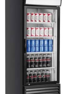 Atosa P600WB Single Glass Door Beverage Fridge with 600L Capacity, LED Light, Digital Control