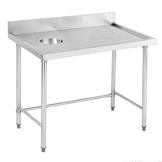 Side View FED Modular Stainless Steel Workbench