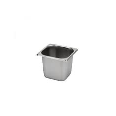 Kitchen Knock Stainless Steel Gastronorm Pan 1/6 - 100mm Deep (Pack of 6)