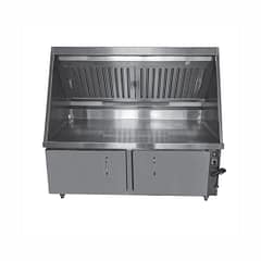 FED Range Hood and Workbench System - HB1200-750 FED Range Hood and Workbench System - HB1200-750, featuring a powerful range hood and a spacious stainless steel workbench