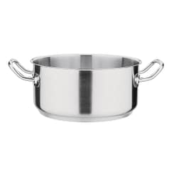 Vogue T149 stainless steel casserole pan 240mm 4.5L induction compatible with dual handles – Australia