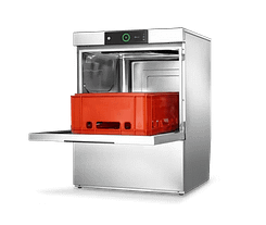 Hobart PROFI FXL-90C large-chamber undercounter dishwasher, 500×500 mm rack, 425 mm loading height – front view, Australia