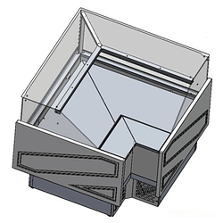 Tecnodom TDMR-08I Corner Deli Display Fridge