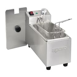 Apuro CU614-A Single Tank Fryer – 3L Compact Deep Fryer for Commercial Use