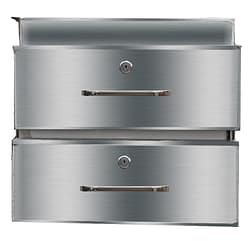 FED Stainless Steel Double Drawer DR-02/A – 480mm x 503mm Modular Kitchen Drawer System