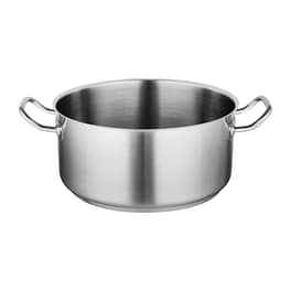 Vogue T187 stainless steel casserole pan 360mm 13L induction compatible with dual handles – Australia