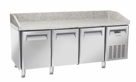 Saltas MPB0030 Pizza Prep Fridge with 640L Capacity and Marble Worktop – Ideal for Pizzerias & Restaurants