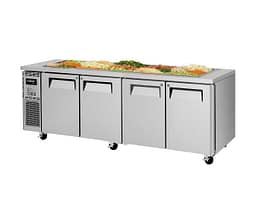 Turbo Air KSR24-4(FB) 2400mm 4-door stainless salad buffet table 600L with cutting board – Australia