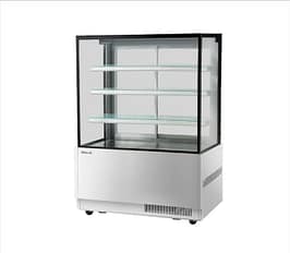Turbo Air TBP1200-3 cake display fridge, 620L, 1200mm wide with heated glass, LED shelves, digital control – Australia