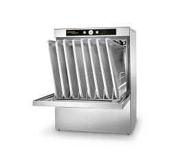 Hobart Ecomax Plus F515L undercounter dishwasher for 600×400 mm trays, 2.6 kW 240 V 15 A, made in Germany, Australia