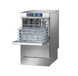 Hobart Profi GCROI-90C glasswasher with integrated reverse osmosis, 1.9 L eco cycle, 460 mm wide, 3.2 kW, stainless steel – front view, Australia