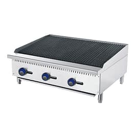 CookRite ATRC-36-NG commercial radiant broiler 910mm, stainless steel gas char grill – Australia