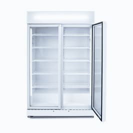 Bromic GM0900LWECO upright display fridge with double glass doors
