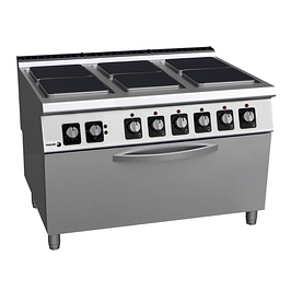 Fagor C-E961OP 6 Burner Electric Oven Range – 900 Series, 415V, 36kW, IPX5