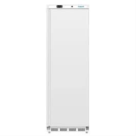 Polar C-Series CD613-A upright freezer 365L white finish, 600mm wide, lockable door, R600a refrigerant – front view, Australia