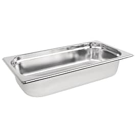 Vogue DN719 stainless steel gastronorm tray 1/3 size 65mm deep, 2.5L capacity – Australia
