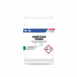 FED Combi Care Powder DH-CR1K, 1kg neutralising cleaner for combi ovens – front view, Australia
