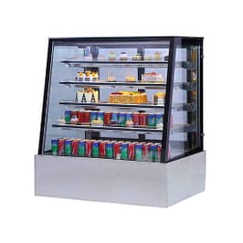 Bonvue SLP860C deluxe chilled display cabinet, 1800mm wide, 870L, stainless steel with triple-glass – Australia