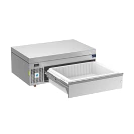Adande VLS1.CHS Single Slimline Drawer Fridge-Freezer with Heatshield Top – +15°C to -22°C