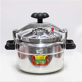 Kitchen Knock 18L Commercial Pressure Cooker Ø320mm – Aluminium, Gas Stove Compatible Only