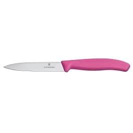 Victorinox FZ385 Swiss pointed paring knife 100mm pink handle, stainless steel, dishwasher safe – Australia
