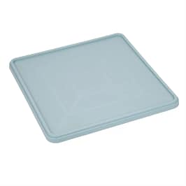 Vogue AP779 dust cover for dishwasher racks, polypropylene, 505mm square – top view, Australia