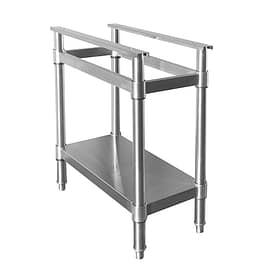 CookRite ATSEC-300 stainless steel stand 308x640 mm for gas cooking equipment – front view, Australia