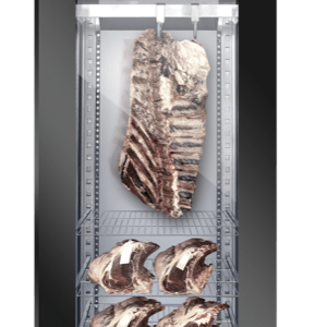 Everlasting DAE0702 Single Door Meat Dry Aging Cabinet with Front & Back Glass Display
