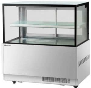 Turbo Air TBP1200-1 cake display fridge, 1200mm wide, 345L, sliding doors, heated front glass – Australia